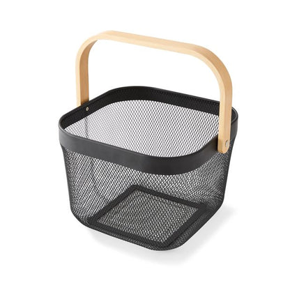 Mesh Basket, Black - Anko