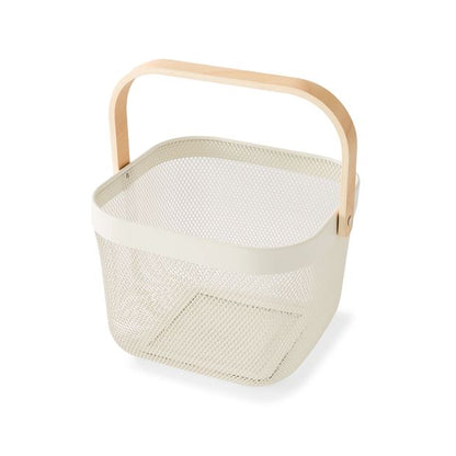 Off White Mesh Basket - Anko