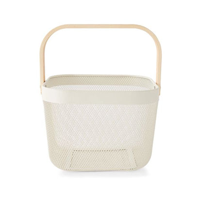 Off White Mesh Basket - Anko