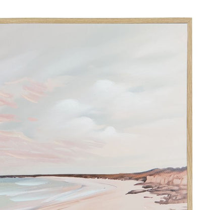 Sunset Beach Framed Canvas - Anko