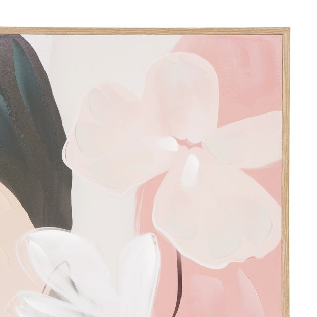 Painterly Botanical Framed Canvas - Anko