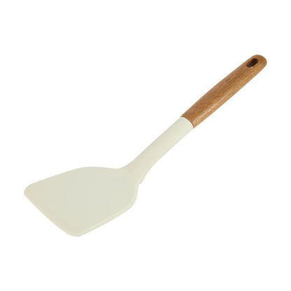Set of 5 Silicone Utensils with Acacia Handles - Anko