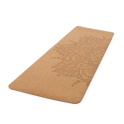 Printed Cork Yoga Mat - Anko