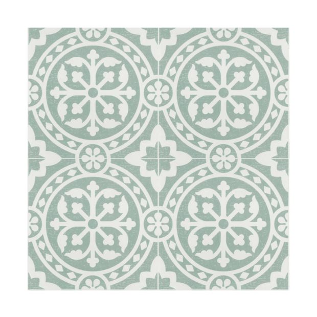 8 Pack Vinyl Floor Tiles, Morocco - Anko