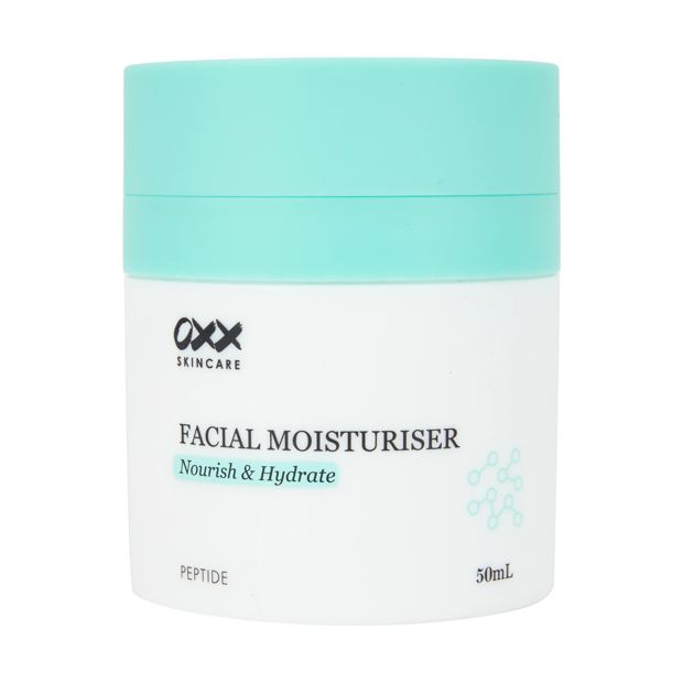 Facial Moisturiser 50ml, Peptide - OXX Skincare