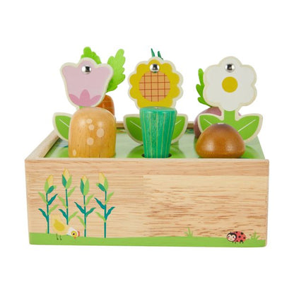 12 Piece Wooden Gardening Shape Sorter Playset - Anko