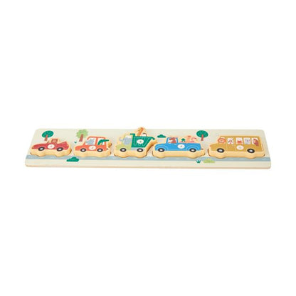 6 Piece Wooden Car Puzzle - Anko