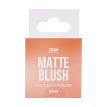 Matte Blush Powder, Peachy - OXX Cosmetics