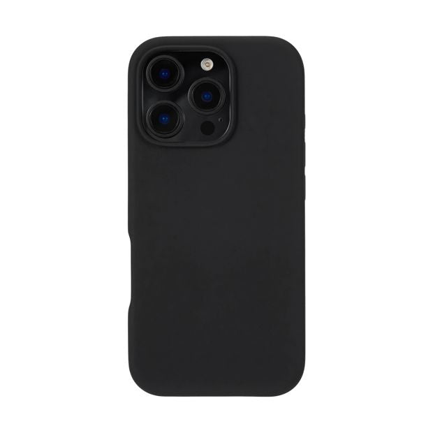 iPhone 16 Pro Silicone Case, Black - Anko