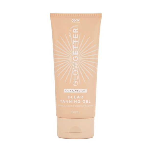 Glow Getter Clear Tanning Gel, Light/Medium - OXX Bodycare