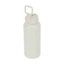 960ml Cream Double Wall Insulated Cylinder Drink Bottle - Anko