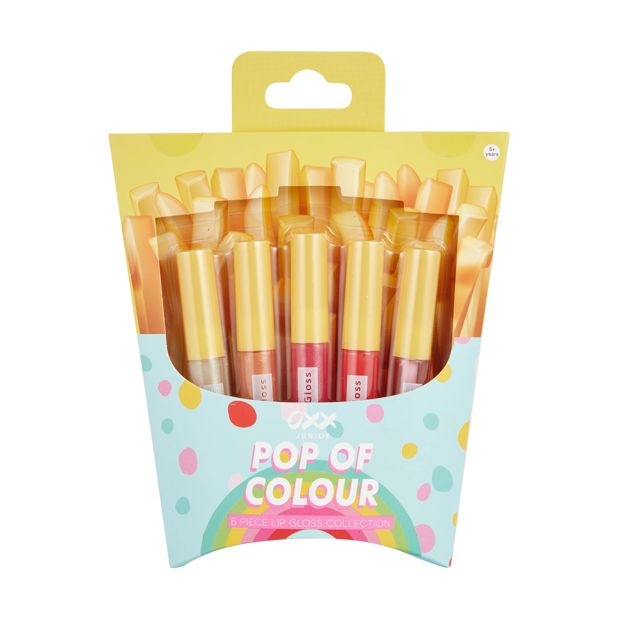 5 Piece Lip Gloss Collection, Pop of Colour - OXX Junior