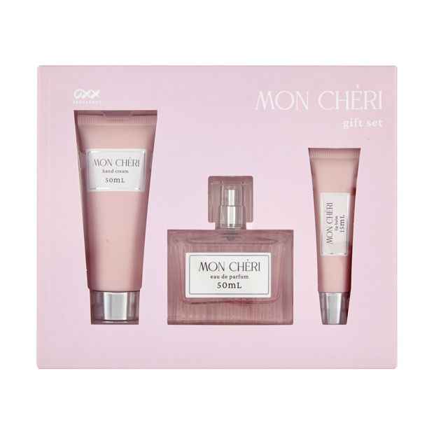 3 Piece Mon Cherie Gift Set - OXX Fragrance