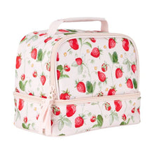 Strawberries Insulated Twin Deck Lunch Bag - Anko