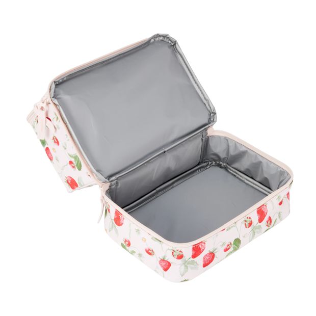 Strawberries Insulated Twin Deck Lunch Bag - Anko