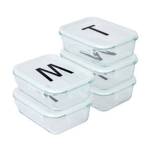Monday-Friday Glass Food Storage Set - Anko
