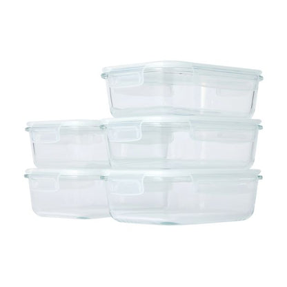 Monday-Friday Glass Food Storage Set - Anko
