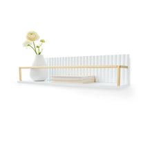 Linear Gold Look Wall Shelf - Anko