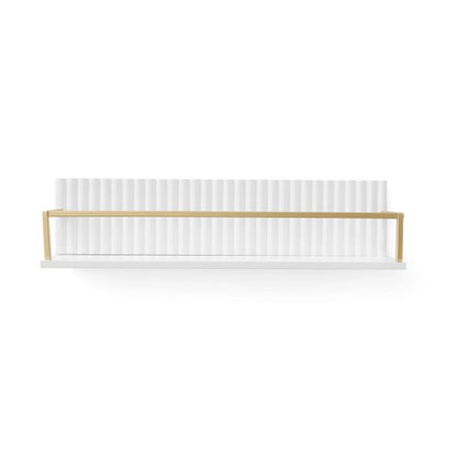 Linear Gold Look Wall Shelf - Anko