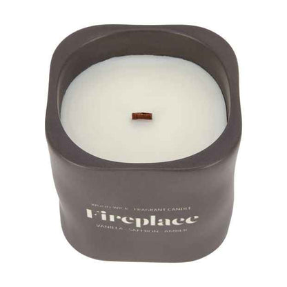 Fireplace Wood Lid Fragrant Candle - Anko