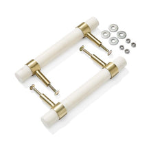 2 Pack Large Marble and Gold Look Handles - Anko