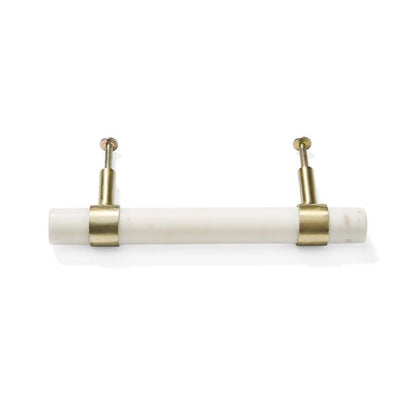 2 Pack Large Marble and Gold Look Handles - Anko
