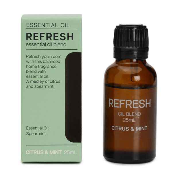 Refresh Citrus and Mint Essential Oil Blend 25ml - Anko