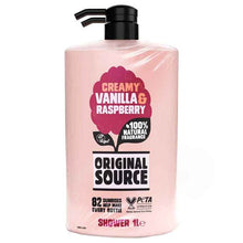 Original Source Creamy Vanilla & Raspberry Body Wash 2 x 1L