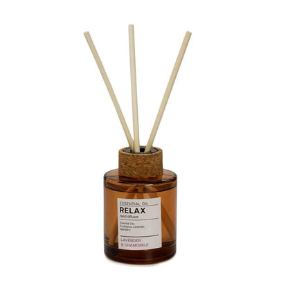 Aroma Relax Lavender & Chamomile Essential Oil Blend Liquid Reed Diffuser 130ml - Anko