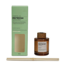 Aroma Refresh Citrus and Mint Liquid Reed Diffuser 130ml - Anko