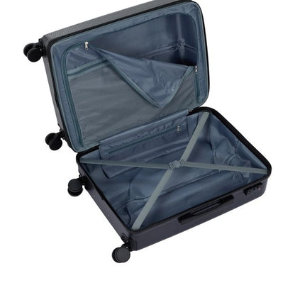 61cm Albany Hard Case 4 Wheels, Graphite - Anko