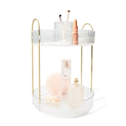 2 Tier Rotating Bathroom Organiser - Anko