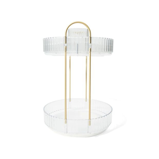 2 Tier Rotating Bathroom Organiser - Anko
