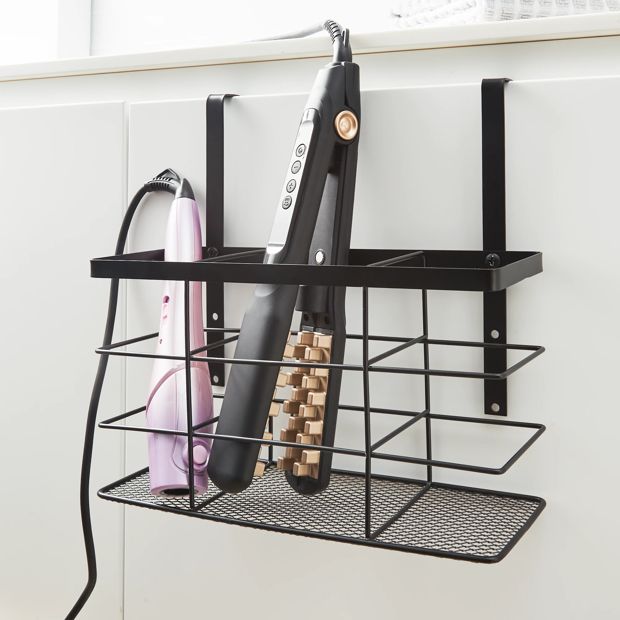 Hot Tool Cabinet Caddy, Black - Anko