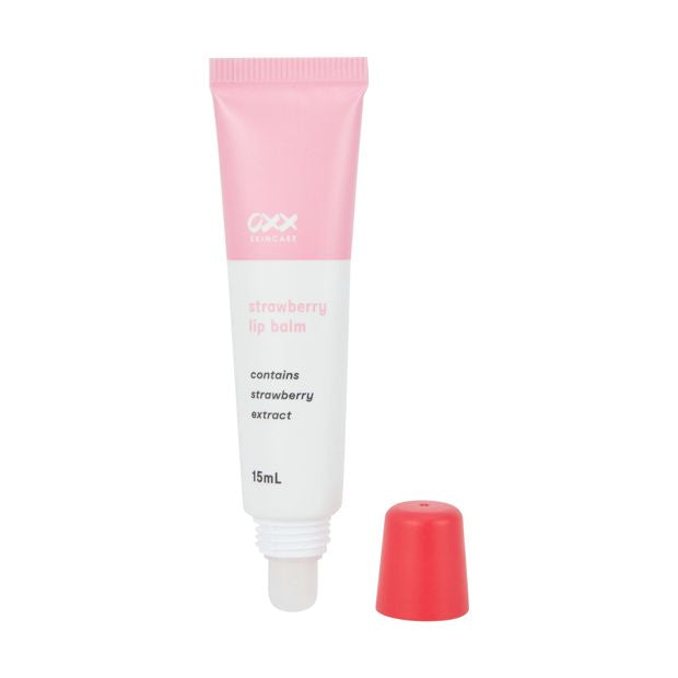 Lip Balm 15ml, Strawberry Scented - OXX Skincare