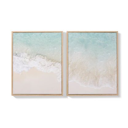 2 Pack Coastal Framed Canvas - Anko