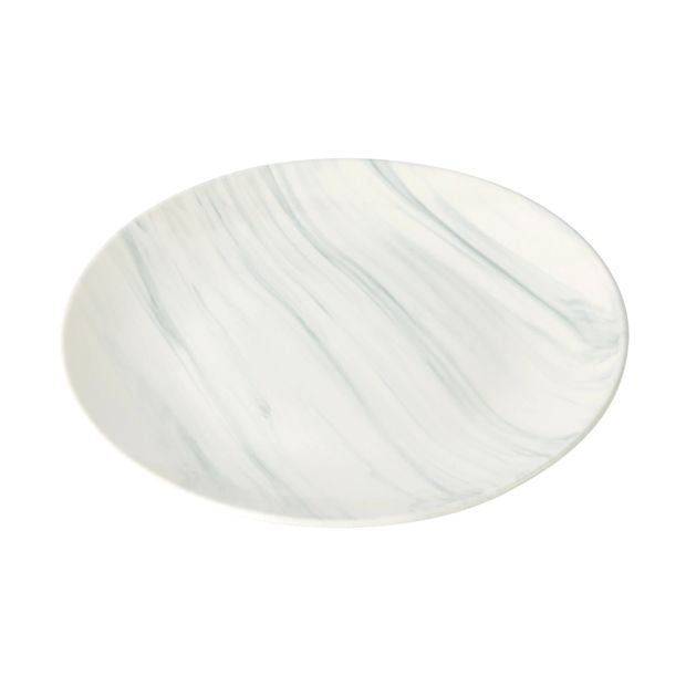 Grey Marble Look Dinner Plate - Anko