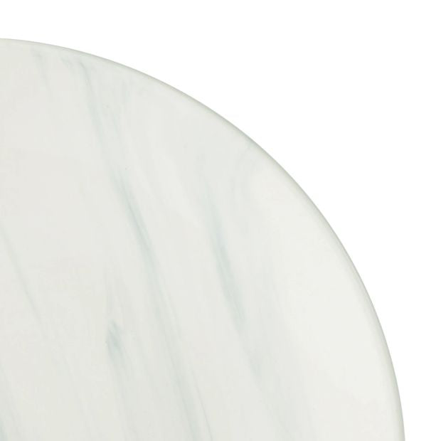 Grey Marble Look Dinner Plate - Anko