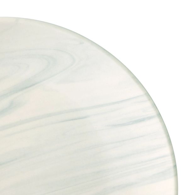 Grey Marble Look Side Plate - Anko