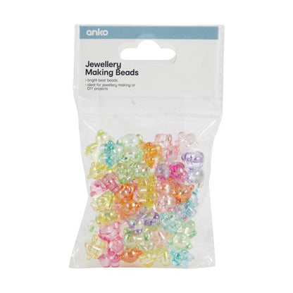 Jewellery Making Beads, Bear - Anko