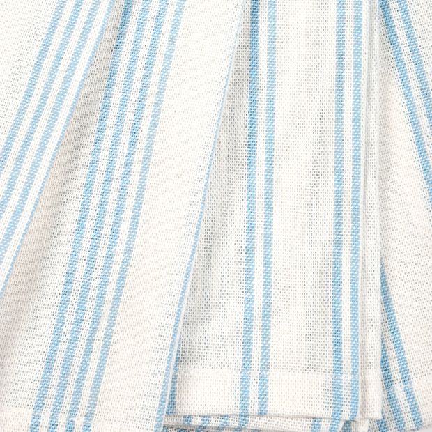 4 Pack Blue Stripe Napkins - Anko