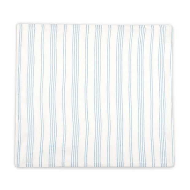 4 Pack Blue Stripe Napkins - Anko