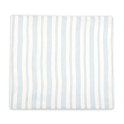 4 Pack Blue Stripe Napkins - Anko