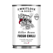 WHITLOCKS BAKED BEANS FUEGO CHILLI SAUCE 420G