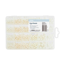 Faux Pearl Beads - White