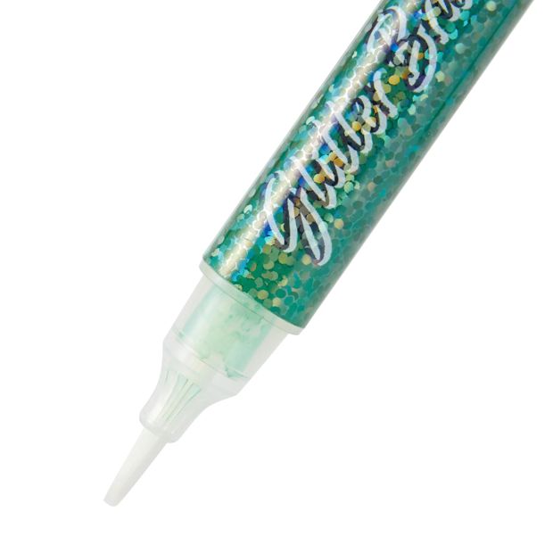 4 Pack Glitter Brush Markers - Anko