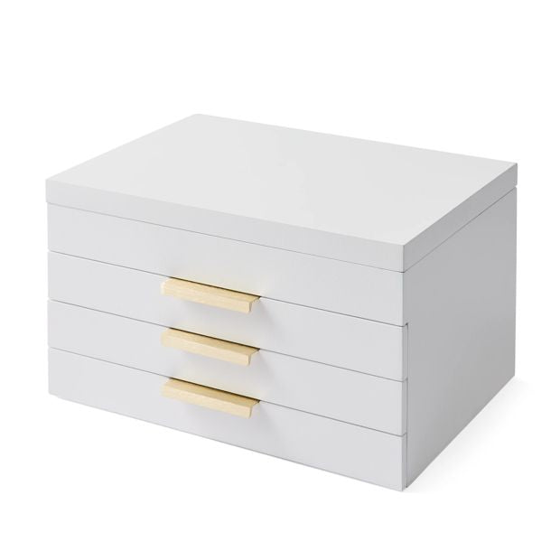 4 Tier White Jewellery Box - Anko