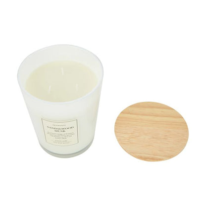 XL Sandalwood Musk Soy Wax Blend Scented Candle - Anko