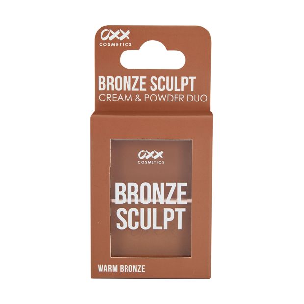 Bronze Sculpt Cream and Powder Duo, Warm Bronze - OXX Cosmetics