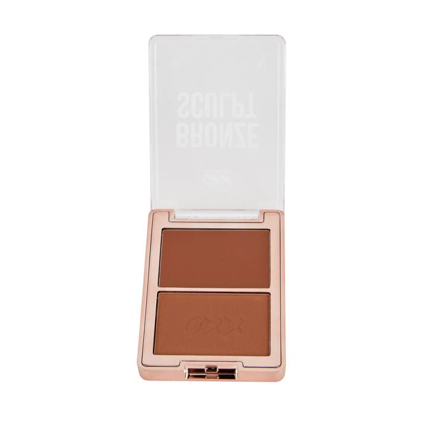 Bronze Sculpt Cream and Powder Duo, Warm Bronze - OXX Cosmetics